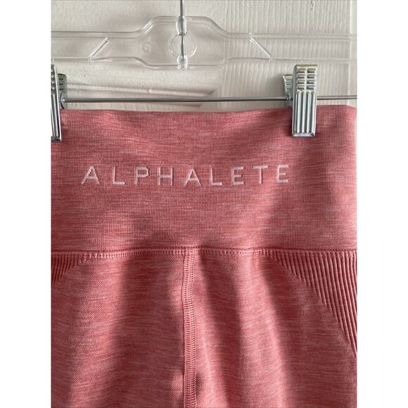 Alphalete Womens Small Pink‎ Legging Compression Active Workout Gym - Picture 7 of 10